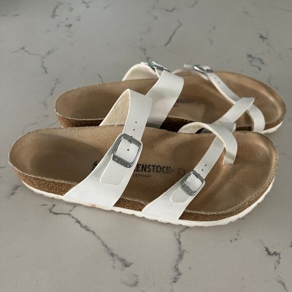 Birkenstock Mayari - Men's 10-10.5 | 43 Eur - Leather - White Colorway! - Picture 1 of 5